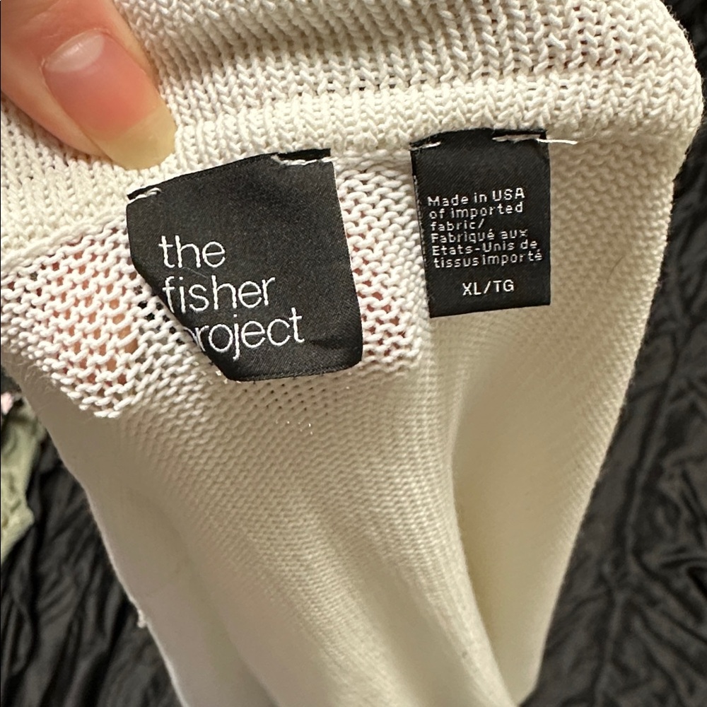 Lightweight White Open-Front Cardigan - Picture 2 of 8